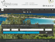 Tablet Screenshot of immobiliercalvi.fr
